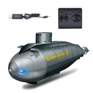 GoolRC Mini RC Submarine for Kids, 2.4G 6CH Remote Control Boat Remote Control Submarine, Model Electronic Water Toy Boat for Pools, Bathtubs, Water Parks Gift Toy Boys Girls