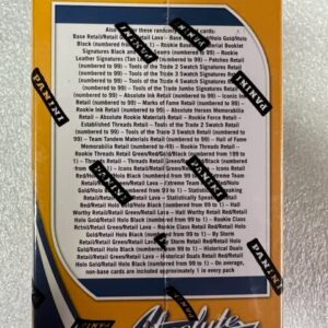 2022 Panini Absolute Baseball Value Blaster Box - 1 Auto or Relic Per Box - 42 Trading Cards