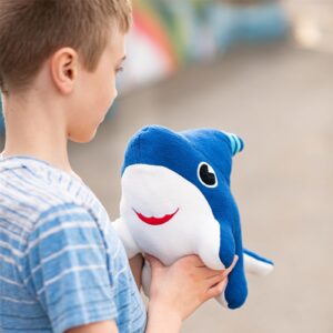 Tezituor Baby Shark Dog Plush Toy, Shark Puppy Stuffed Animal, Shark Dog Toy Stuffed Shark, 15''