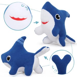 Tezituor Baby Shark Dog Plush Toy, Shark Puppy Stuffed Animal, Shark Dog Toy Stuffed Shark, 15''