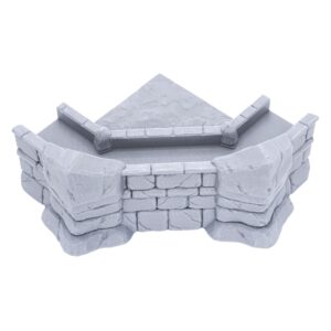 EnderToys Dice Arena by Makers Anvil, 3D Printed Tabletop RPG Scenery and Wargame Terrain 28mm Miniatures