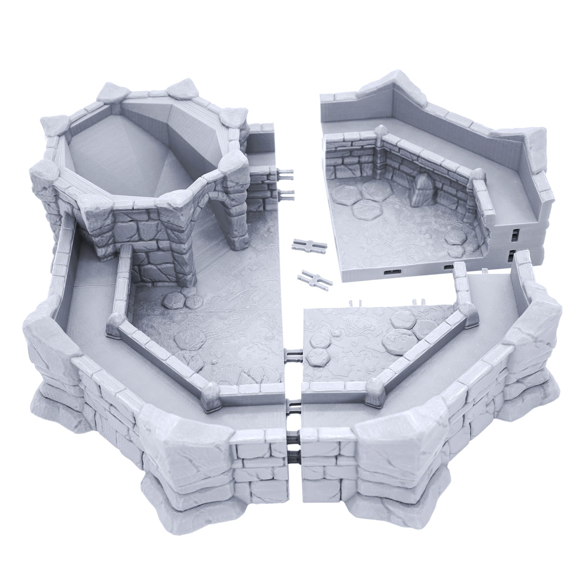 EnderToys Dice Arena by Makers Anvil, 3D Printed Tabletop RPG Scenery and Wargame Terrain 28mm Miniatures