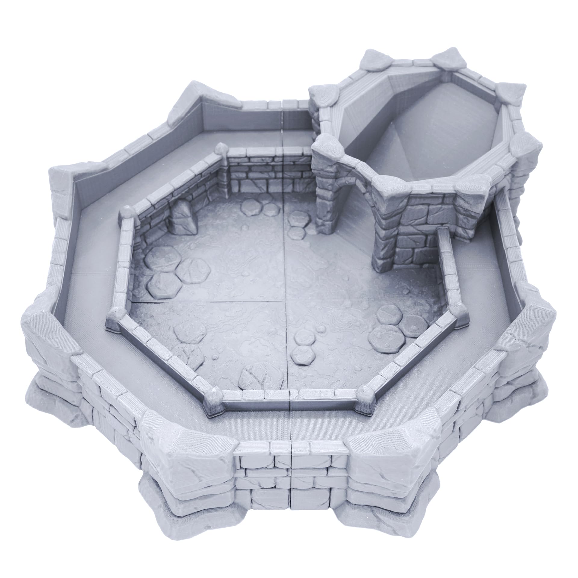 EnderToys Dice Arena by Makers Anvil, 3D Printed Tabletop RPG Scenery and Wargame Terrain 28mm Miniatures