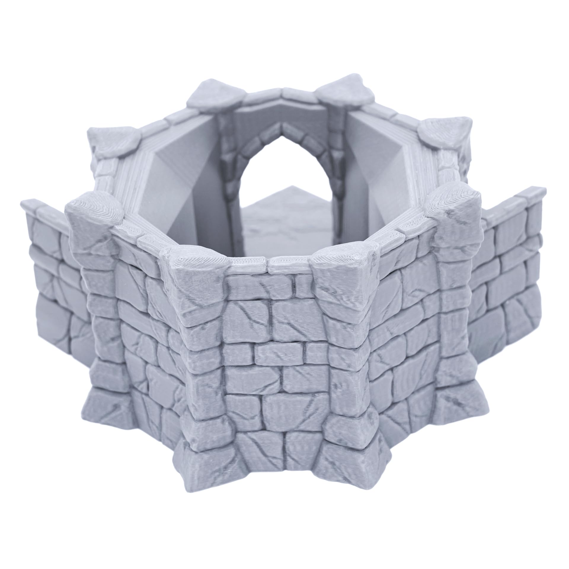 EnderToys Dice Arena by Makers Anvil, 3D Printed Tabletop RPG Scenery and Wargame Terrain 28mm Miniatures