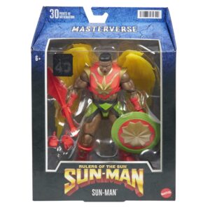 Mattel Masters Of The Universe Masterverse Sun-Man Action Figure, 7-Inch Collectible Gift