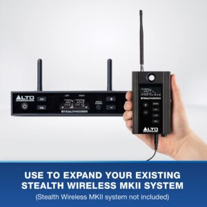 Alto Professional Expansion Pack for Stealth Wireless MKII - Single Channel UHF Wireless Receiver for Active Speakers,black