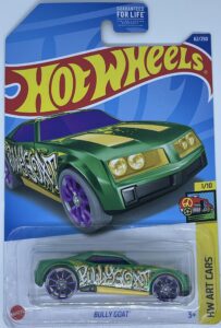 hot wheels 2022 - bully goat - hw art cars 1/10 [green] #62/250