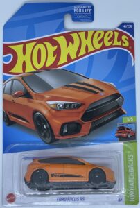 hot wheels 2022 - ford focus rs - hw hatchbacks 3/5 [orange] #41/250