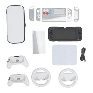 Game Accessories Kit Controller Protector Screen Pack Waterproof Tempered Film Thumb Grip Cover 4 Game Console Holder