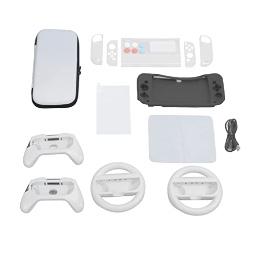 Game Accessories Kit Controller Protector Screen Pack Waterproof Tempered Film Thumb Grip Cover 4 Game Console Holder