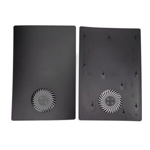 Faceplate Shell Cover, Replaceable Matte Black Scratch Proof Digital Edition Side Cover Shell ABS Dustproof for PS5