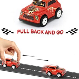 MONKLE 36 Pack Pull Back Cars, Friction Mini Toy Cars Fun Bulk Race Car Set for Kid Ages 3 4 5 6 Years Old, Boys and Girls Christmas Birthday Party Gifts, and Treasure Box Toys for Classroom