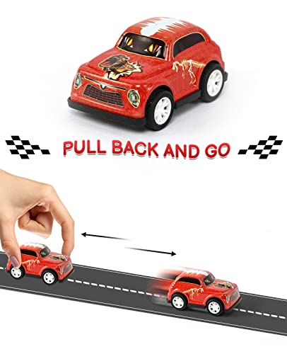 MONKLE 36 Pack Pull Back Cars, Friction Mini Toy Cars Fun Bulk Race Car Set for Kid Ages 3 4 5 6 Years Old, Boys and Girls Christmas Birthday Party Gifts, and Treasure Box Toys for Classroom