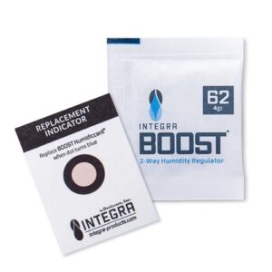 Integra Boost 2-Way Humidity Control Pack - Preserve Flavor & Control Humidity at 62% RH - Moisture Absorber for Herbs, Spices & More - 4 Gram (Pack of 50)