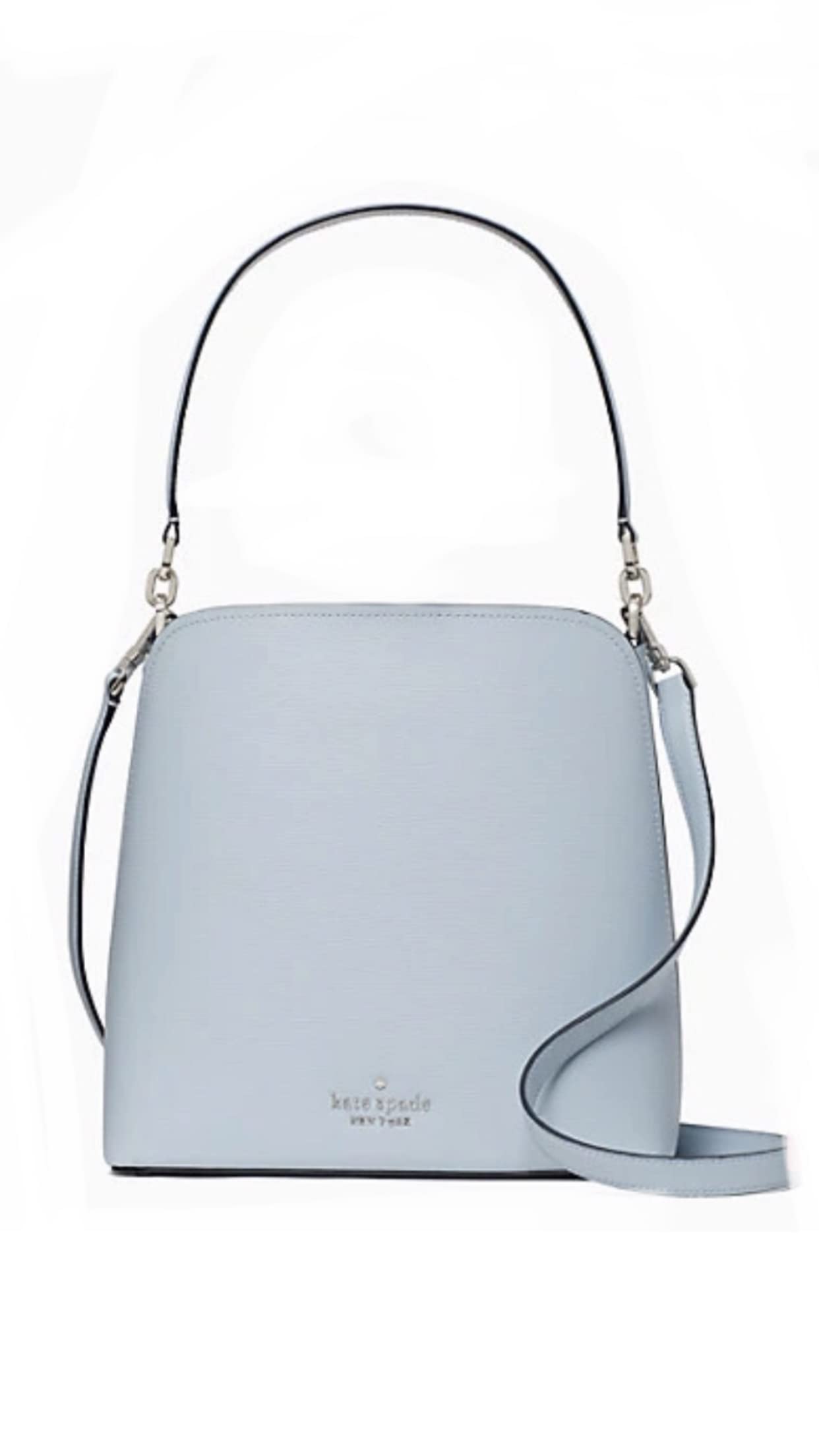 Kate Spade Darcy Large Leather Bucket Bag (Ocean fog)