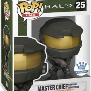 Funko POP! Halo | Master Chief – 25 | 20th Anniversary Funko Exclusive Protector and Box Include