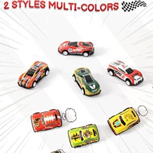 MONKLE 36 Pack Pull Back Cars, Friction Mini Toy Cars Fun Bulk Race Car Set for Kid Ages 3 4 5 6 Years Old, Boys and Girls Christmas Birthday Party Gifts, and Treasure Box Toys for Classroom