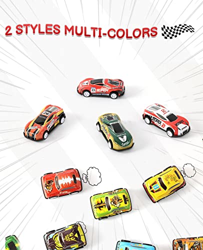 MONKLE 36 Pack Pull Back Cars, Friction Mini Toy Cars Fun Bulk Race Car Set for Kid Ages 3 4 5 6 Years Old, Boys and Girls Christmas Birthday Party Gifts, and Treasure Box Toys for Classroom