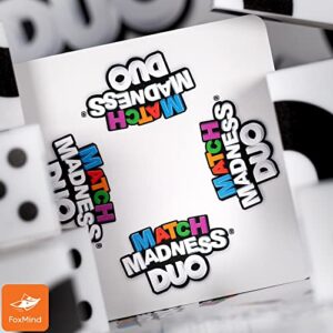 FoxMind Games: Match Madness Duo, The Matching Game for Fast Thinkers, Fast-Paced and Action-Packed, Pattern Recognition and Dexterity, Made for 2 Players, for Ages 8 and up