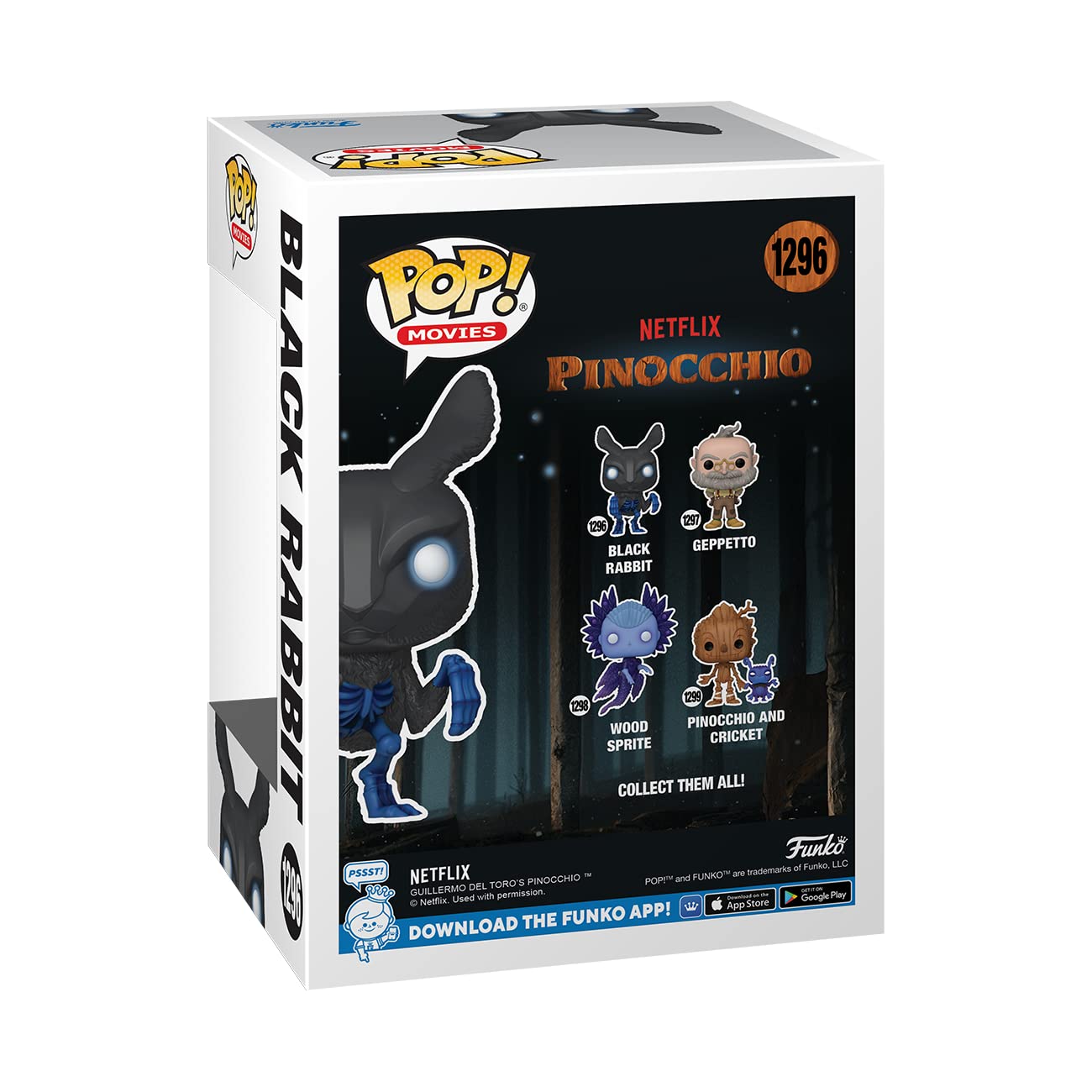 Funko Pop! Movies: Netflix Pinocchio - Black Rabbit