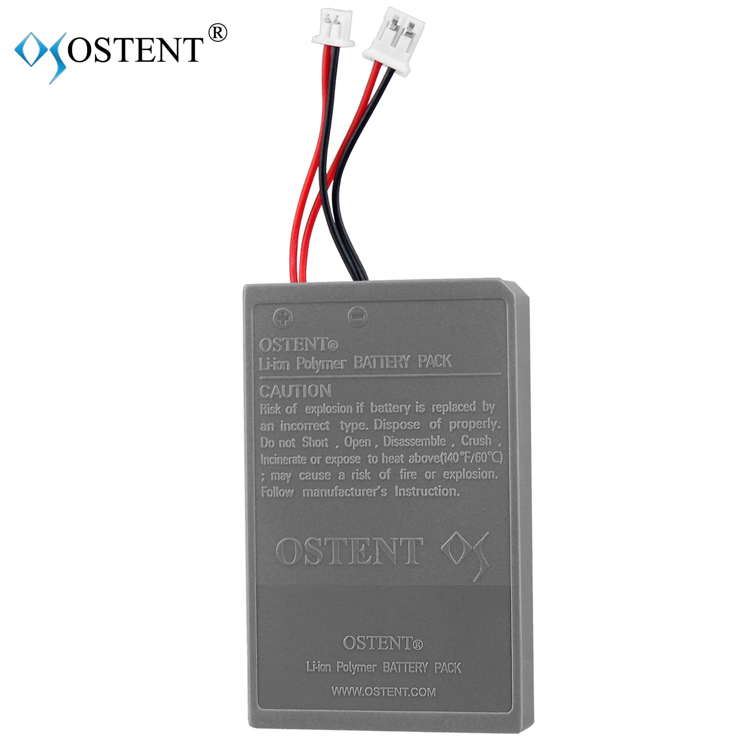 OSTENT 1000mAh 3.65V 3.7Wh Rechargeable Li-ion Battery Pack Replacement for Sony PS4 Original/Pro/Slim Wireless Bluetooth Dual Shock Controller CUH-ZCT1 CUH-ZCT2