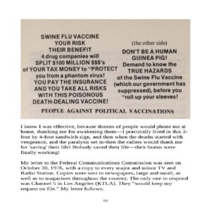 Vaccines, The Biggest Medical Fraud In History [Graphically enhanced, Student Loose Leaf Facsimile Book with 30 Color Pages. Rev. 5]