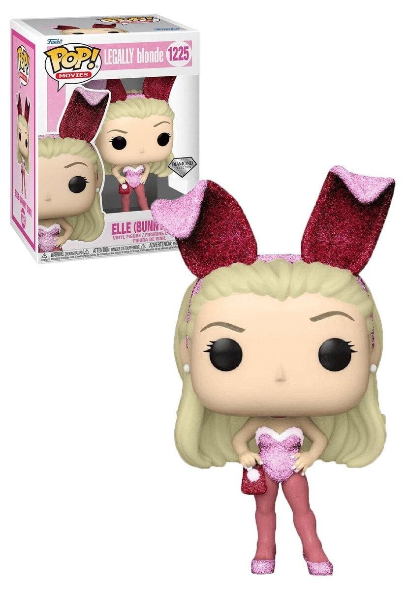 Funko POP! Movies: Legally Blonde Elle Woods Bunny Diamond Glitter #1225 Exclusive