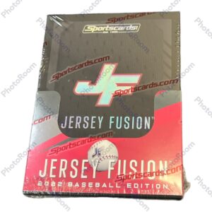 2022 Sportscards Jersey Fusion Baseball Edition Hobby Box - 1 Original Trading Card with an Authentic Player Worn Swatch or Patch