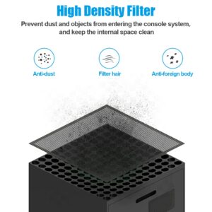 XYGCACO Dust Filter for Xbox Series X, Vent Dust Filter Cover Top Case Dust Proof Filter Cover for Xbox Series X- 2 Packs