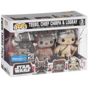 funko pop star wars ewok 3 pack walmart exclusive