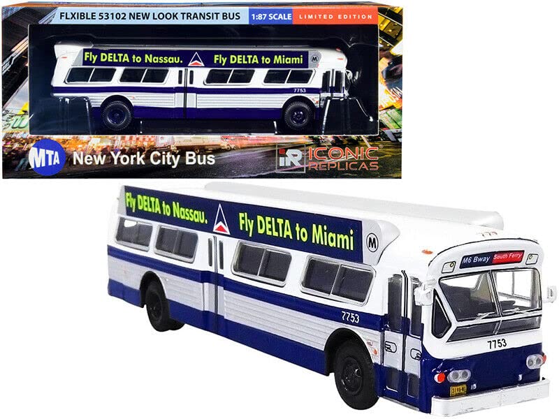 Flxible Fishbowl/New Looks Diecast Bus New York City Transit Authority, New York 1:87-HO Scale Iconic Replicas New in The Box