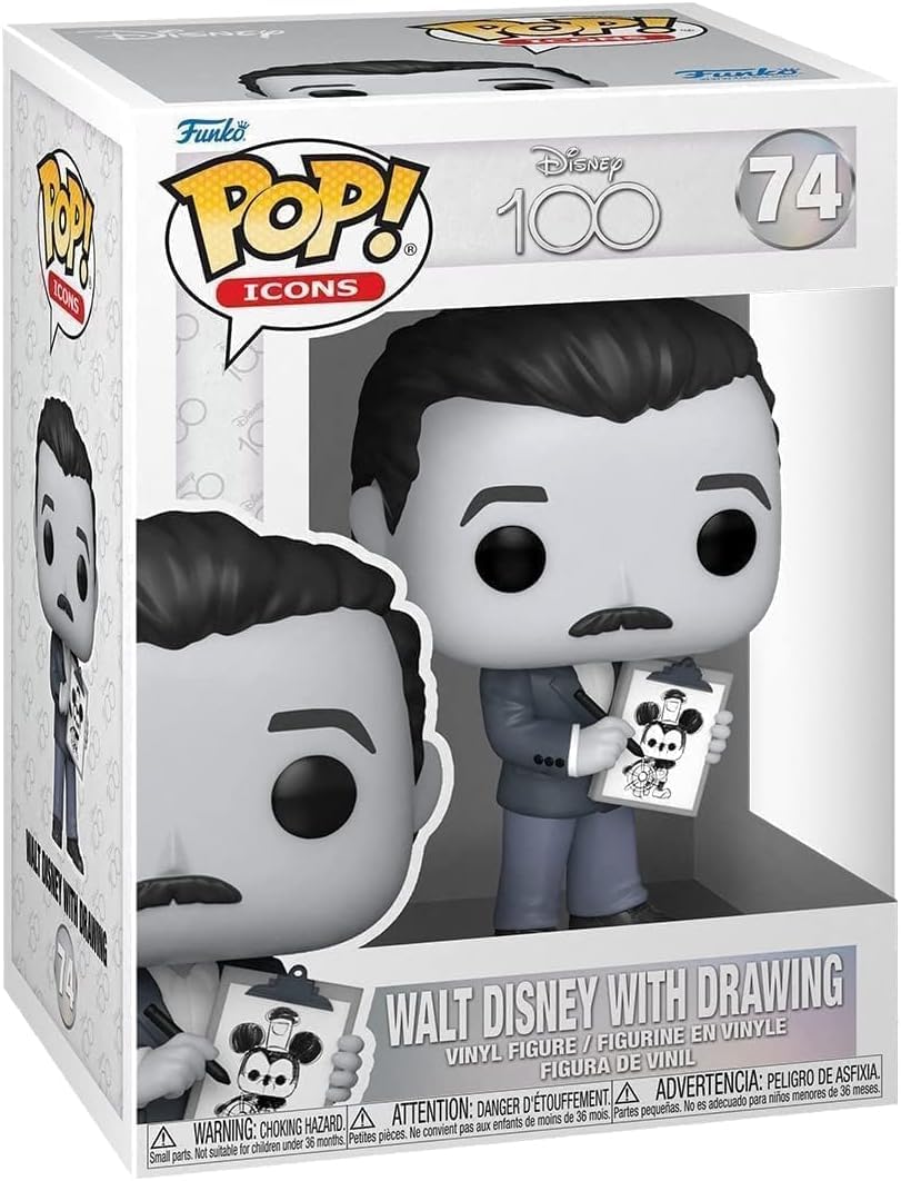 Funko Pop! Icons: Disney 100 - Walt Disney with Drawing