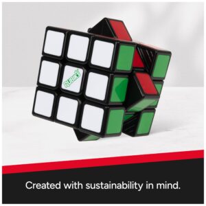 Rubik's Cube, Re-Cube, The Original 3x3 Cube Made with 100% Recycled Plastic 3D Puzzle Fidget Cube Stress Relief Travel Game, for Ages 8+