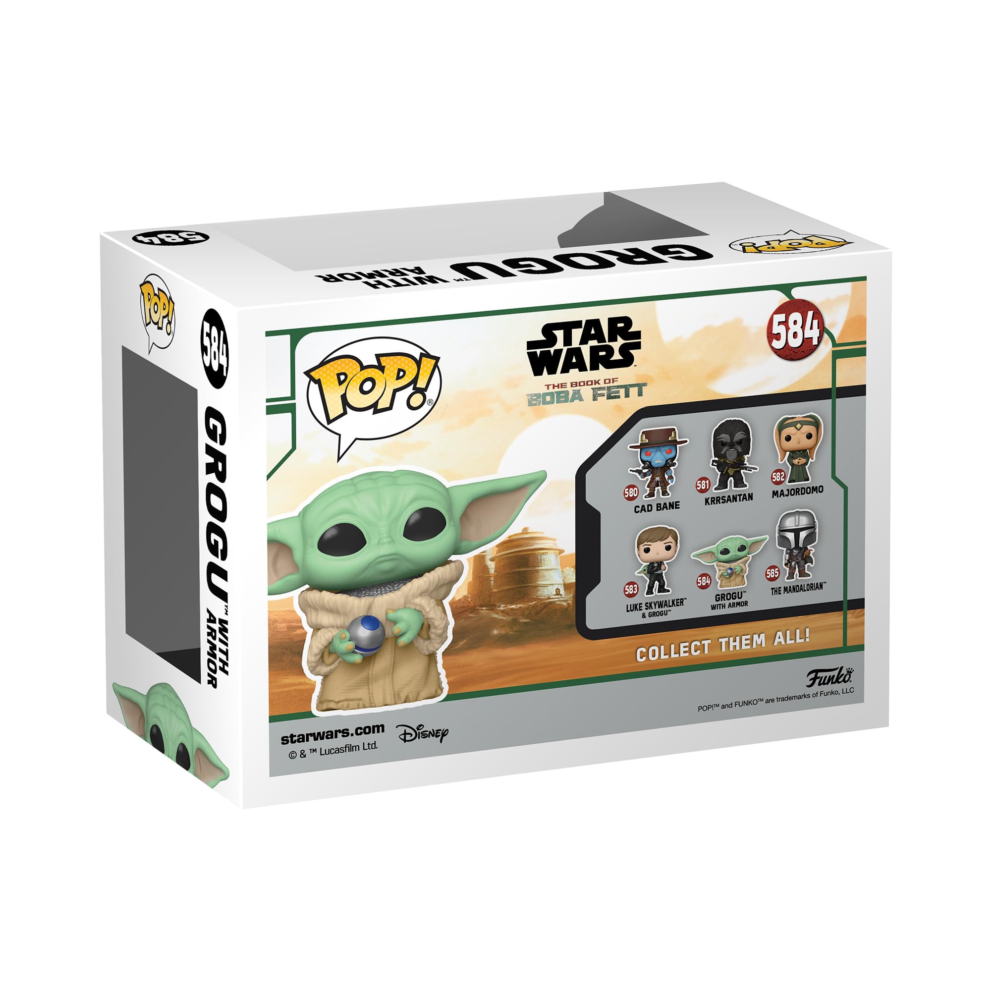 Funko Pop! Star Wars: The Book of Boba Fett - Grogu with Armor