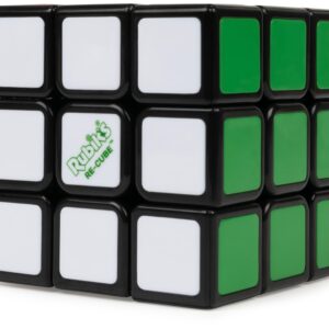 Rubik's Cube, Re-Cube, The Original 3x3 Cube Made with 100% Recycled Plastic 3D Puzzle Fidget Cube Stress Relief Travel Game, for Ages 8+