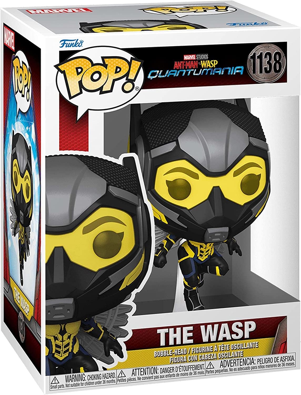 Funko Pop! Marvel: Ant-Man and The Wasp: Quantumania - Wasp with Chase (Styles May Vary)