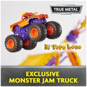 Monster Jam El Toro Loco Big Air Challenge Playset with Exclusive Monster Truck, Over 20-Inch Tall, 1:64 Scale, Kids Toys for Boys Ages 3 and up