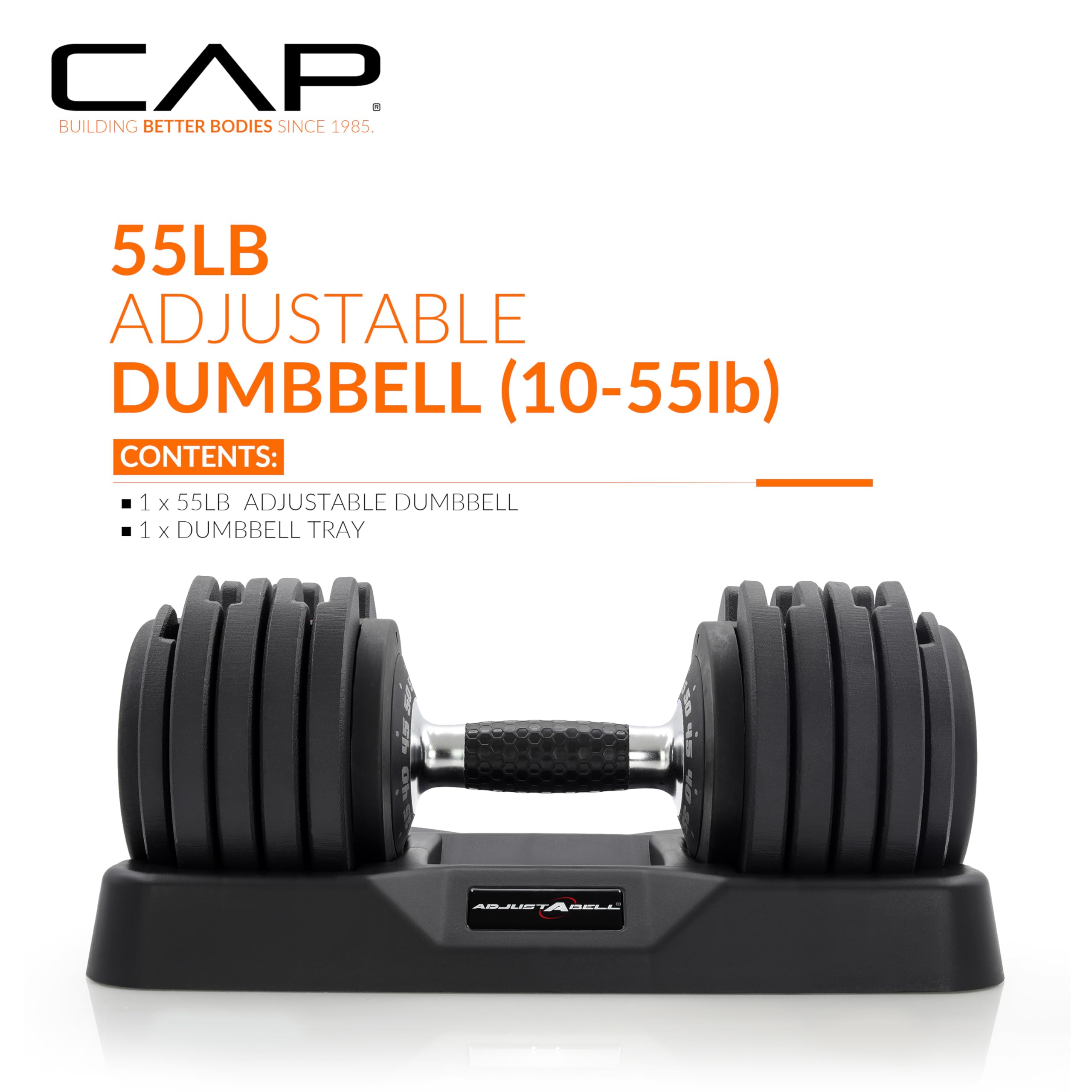 CAP Barbell 55lb Single ADJUSTABELL Dumbbell