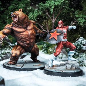 Atomic Mass Games Marvel: Crisis Protocol Red Guardian & Ursa Major Character Pack - Winter Guard Powerhouses, Tabletop Superhero Game, Ages 14+, 2 Players, 90 Minute Playtime, Made