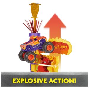 Monster Jam El Toro Loco Big Air Challenge Playset with Exclusive Monster Truck, Over 20-Inch Tall, 1:64 Scale, Kids Toys for Boys Ages 3 and up