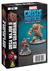 atomic mass games marvel: crisis protocol red guardian & ursa major character pack - winter guard powerhouses, tabletop superhero game, ages 14+, 2 players, 90 minute playtime, made