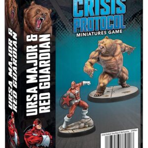 Atomic Mass Games Marvel: Crisis Protocol Red Guardian & Ursa Major Character Pack - Winter Guard Powerhouses, Tabletop Superhero Game, Ages 14+, 2 Players, 90 Minute Playtime, Made