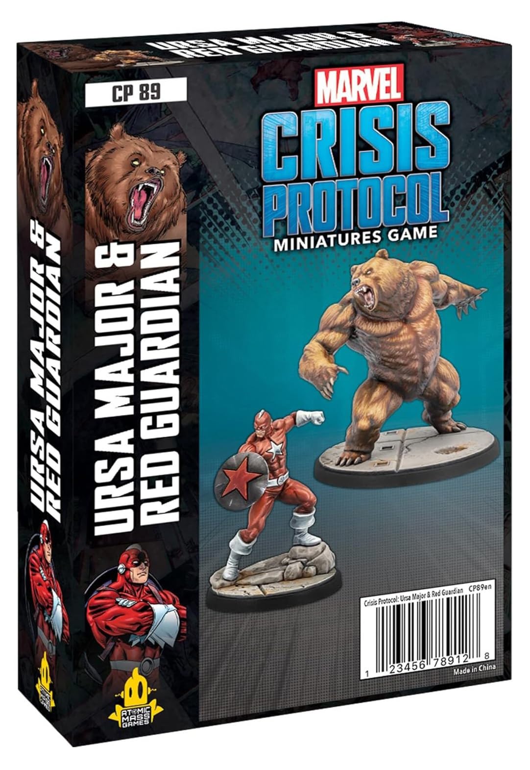 Atomic Mass Games Marvel: Crisis Protocol Red Guardian & Ursa Major Character Pack - Winter Guard Powerhouses, Tabletop Superhero Game, Ages 14+, 2 Players, 90 Minute Playtime, Made