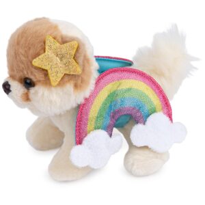 GUND Boo, The World’s Cutest Dog Rainbow Plush Pomeranian, Dog Stuffed Animal for Ages 1 and Up, Spring Decor, 5”