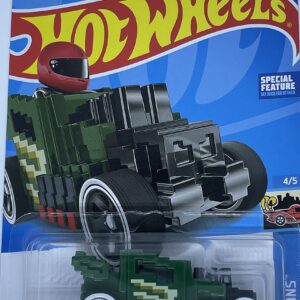 Hot Wheels 2022 - Pixel Shaker - Treasure Hunt - Green - HW Ride ons 4/5