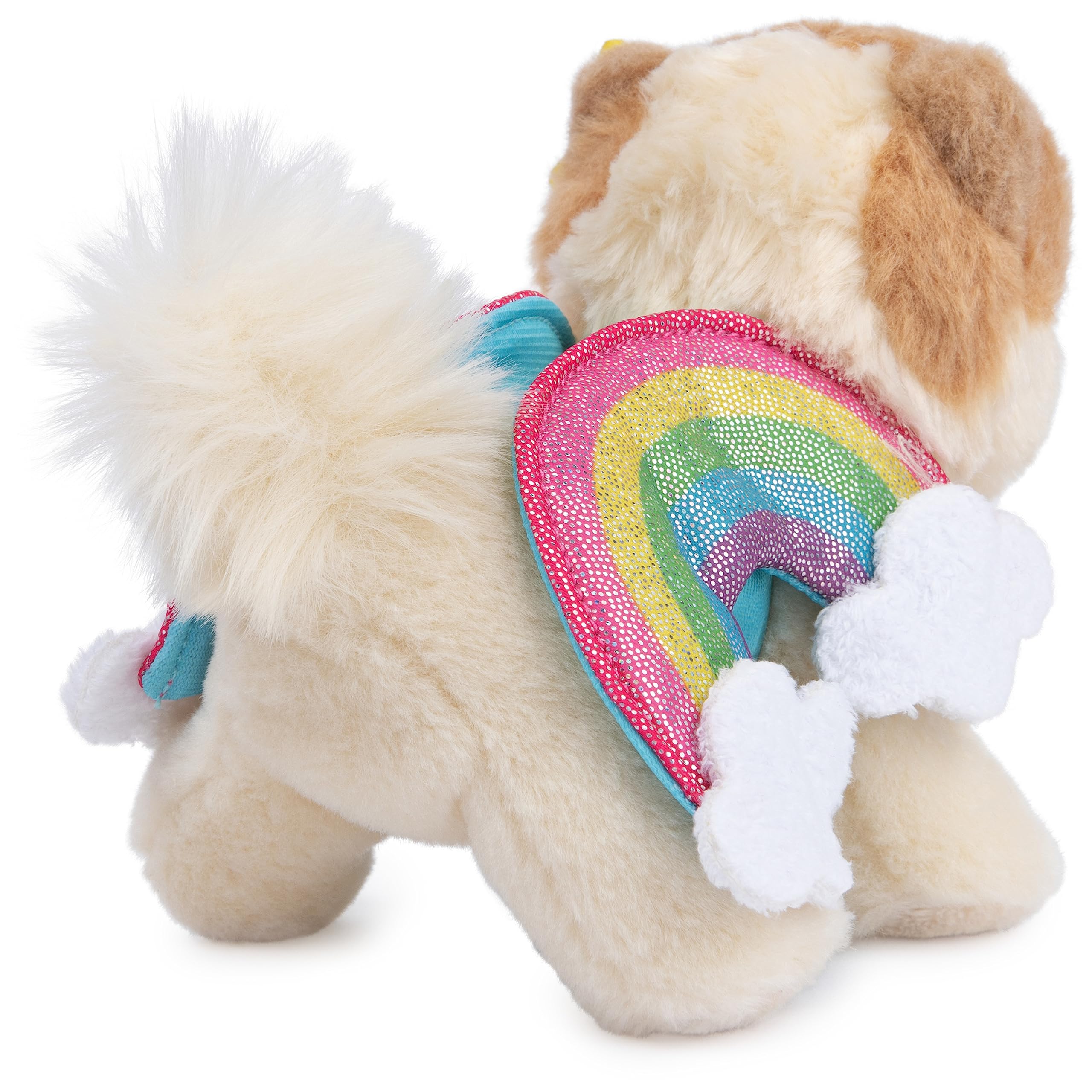 GUND Boo, The World’s Cutest Dog Rainbow Plush Pomeranian, Dog Stuffed Animal for Ages 1 and Up, Spring Decor, 5”