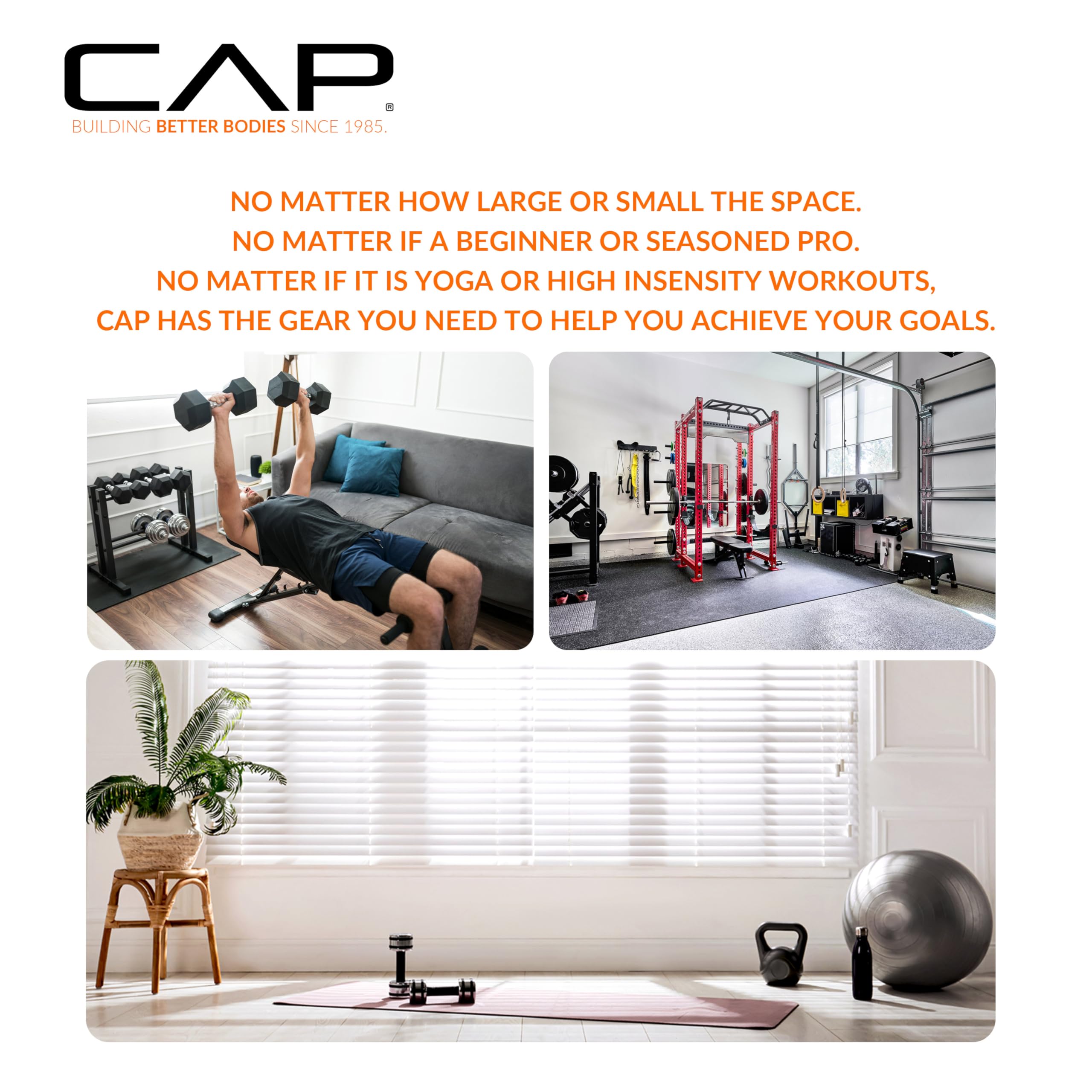 CAP Barbell 55lb Single ADJUSTABELL Dumbbell