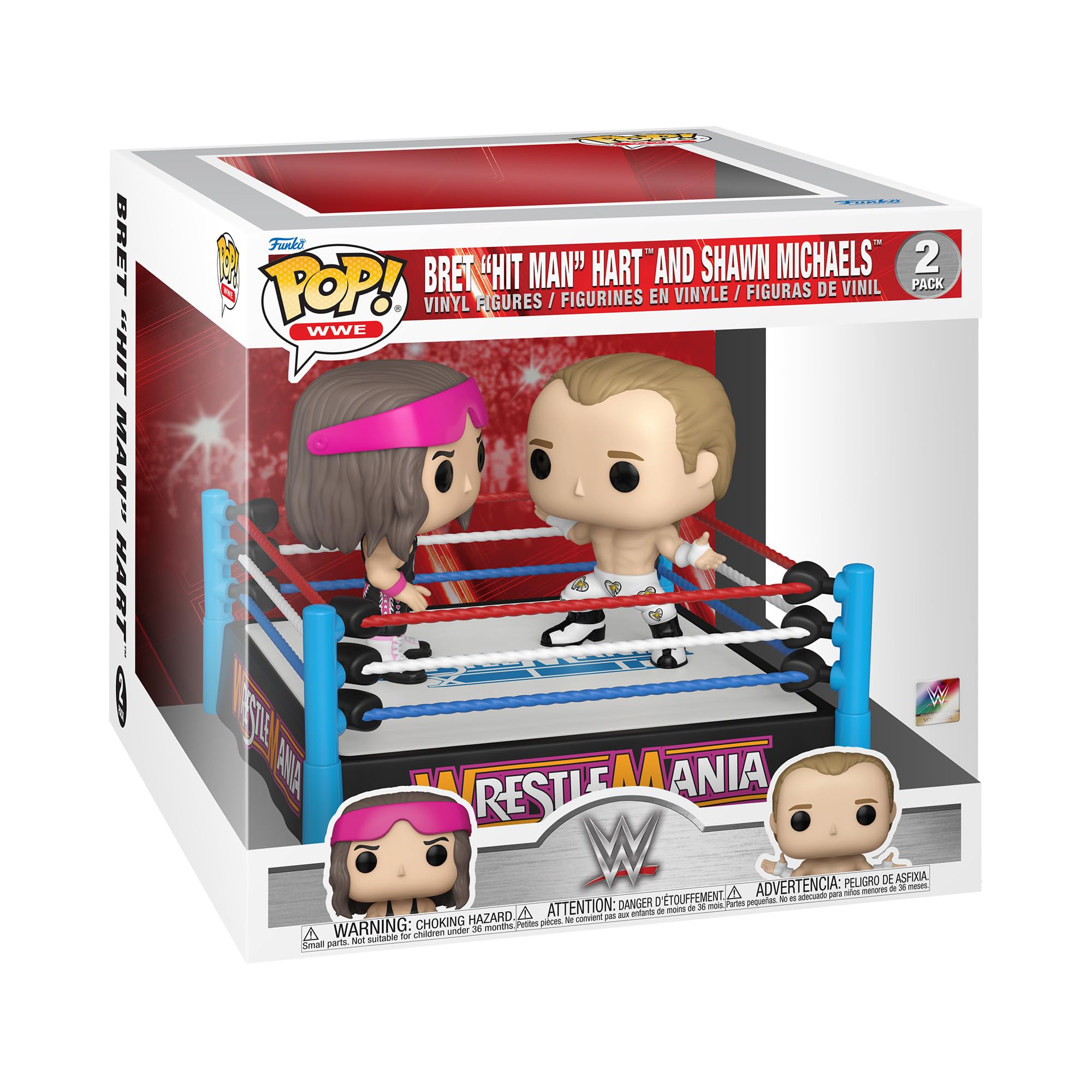 Funko Pop! Moments: WWE - Bret Hit Man Hart and Shawn Michaels