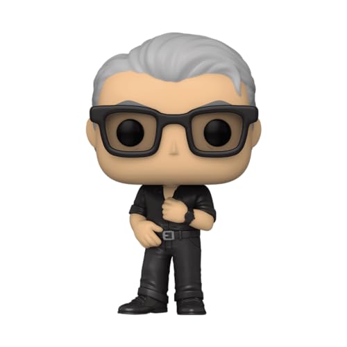 POP Jurassic World Dominion - Dr. Ian Malcolm Funko Vinyl Figure (Bundled with Compatible Box Protector Case), Multicolor, 3.75 inches