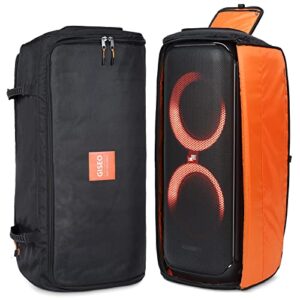 speaker bag rugged speaker bag carry case compatible with jbl party box series, portable speaker carry tote bag backpack (for jbl partybox 710 bag)